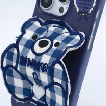 Load image into Gallery viewer, SECOND UNIQUE NAME CASE PATCH CHECK BEAR NAVY