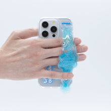 Load image into Gallery viewer, SECOND UNIQUE NAME Tube Bear Phone Clear Case Blue