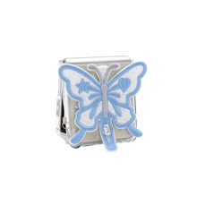 Load image into Gallery viewer, SECOND UNIQUE NAME Clear Patch Butterfly Blue (Z FLIP)