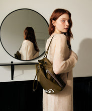 Load image into Gallery viewer, MARHEN.J Leanna Drawstring Backpack Olive Khaki