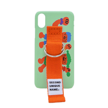 Load image into Gallery viewer, SECOND UNIQUE NAME Sun Case Patina Green Orange(Illust)