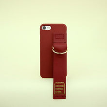 Load image into Gallery viewer, SECOND UNIQUE NAME Leather Card Burgundy