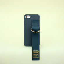 Load image into Gallery viewer, SECOND UNIQUE NAME Leather Card Green Navy