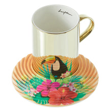Load image into Gallery viewer, LUYCHO On Flowers Series Toucan (Tall Cup 350ml)