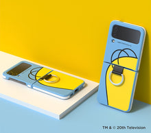 Load image into Gallery viewer, SLBS Eco Friends Homer Simpsons Phone Case with ring for Galaxy Z   Flip 4