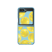 Load image into Gallery viewer, SLBS Smiley Blue Balloon Flipsuit Phone Case for Galaxy Z Flip5