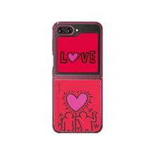 Load image into Gallery viewer, SLBS Keith Haring Love Flipsuit Phone Case for Galaxy Z Flip5