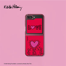 Load image into Gallery viewer, SLBS Keith Haring Love Flipsuit Phone Case for Galaxy Z Flip5