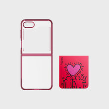 Load image into Gallery viewer, SLBS Keith Haring Love Flipsuit Phone Case for Galaxy Z Flip5