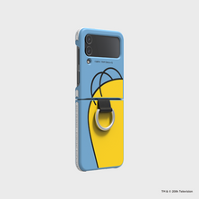 Load image into Gallery viewer, SLBS Eco Friends Homer Simpsons Phone Case with ring for Galaxy Z   Flip 4