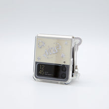 Load image into Gallery viewer, SECOND UNIQUE NAME Clear Patch Butterfly Silver (Z FLIP)