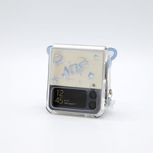 Load image into Gallery viewer, SECOND UNIQUE NAME Clear Patch Butterfly Blue (Z FLIP)