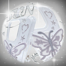 Load image into Gallery viewer, SECOND UNIQUE NAME Clear Patch Butterfly Silver