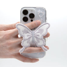 Load image into Gallery viewer, SECOND UNIQUE NAME Clear Patch Butterfly Silver