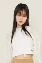 Load image into Gallery viewer, TARGETTO Crochet Bolero Cardigan White