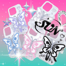 Load image into Gallery viewer, SECOND UNIQUE NAME Clear Patch Butterfly Silver