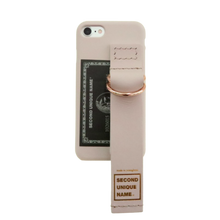Load image into Gallery viewer, SECOND UNIQUE NAME Leather Card Natural Ivory