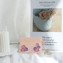 Load image into Gallery viewer, D.LAB Birth Flower Card Wallet April
