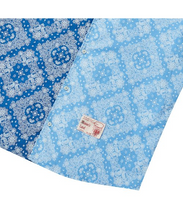 Load image into Gallery viewer, BEYOND CLOSET Collection Line Archive Bandana Patch Open Collar Shirt Blue