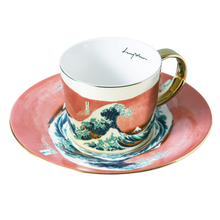 Load image into Gallery viewer, LUYCHO Hommage Series The Great Wave off Kanagawa (Short Cup 240ml)