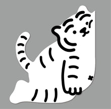 Load image into Gallery viewer, MUZIK TIGER It's OK White Tiger Big Removable Stickers