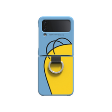 Load image into Gallery viewer, SLBS Eco Friends Homer Simpsons Phone Case with ring for Galaxy Z   Flip 4
