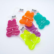 Load image into Gallery viewer, SECOND UNIQUE NAME SUN CASE CLEAR JELLY BEAR GREEN