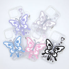 Load image into Gallery viewer, SECOND UNIQUE NAME Clear Patch Butterfly Silver