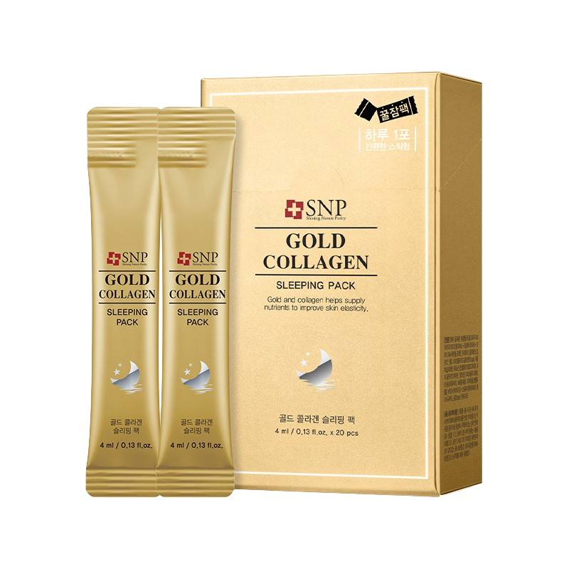 SNP Gold Collagen Sleeping Pack