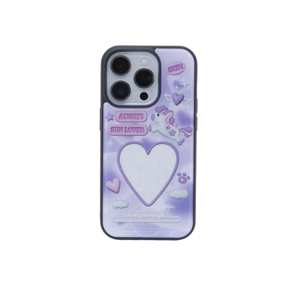 SECOND UNIQUE NAME iPhone Case Epoxy Photo Purple