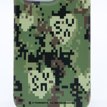 Load image into Gallery viewer, SECOND UNIQUE NAME Graphic Camo Phone Case Khaki
