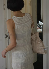 Load image into Gallery viewer, KWANI Crinkle Shoulder Bag Ivory
