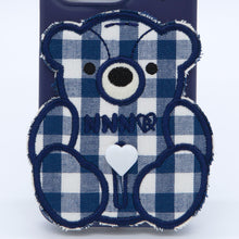 Load image into Gallery viewer, SECOND UNIQUE NAME CASE PATCH CHECK BEAR NAVY
