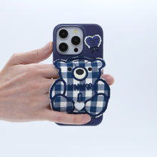 Load image into Gallery viewer, SECOND UNIQUE NAME CASE PATCH CHECK BEAR NAVY
