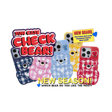 Load image into Gallery viewer, SECOND UNIQUE NAME CASE PATCH CHECK BEAR PINK
