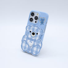 Load image into Gallery viewer, SECOND UNIQUE NAME CASE PATCH CHECK BEAR SKY BLUE

