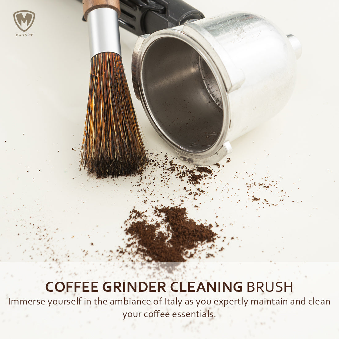 [SILSTAR] MATRIX ESD Magnet Coffee Grinder Cleaning Brush