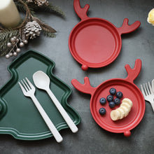 Load image into Gallery viewer, [MONOWEAR] AHTTYHOME Christmas Deer Plate 2P Set 4ea
