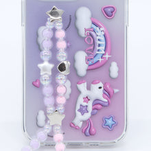 Load image into Gallery viewer, SECOND UNIQUE NAME Unicon Beads Phone Clear Case Pink
