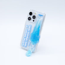 Load image into Gallery viewer, SECOND UNIQUE NAME Tube Bear Phone Clear Case Blue
