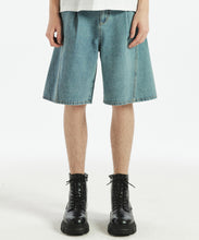 Load image into Gallery viewer, FALLETT Bermuda Denim Shorts Blue
