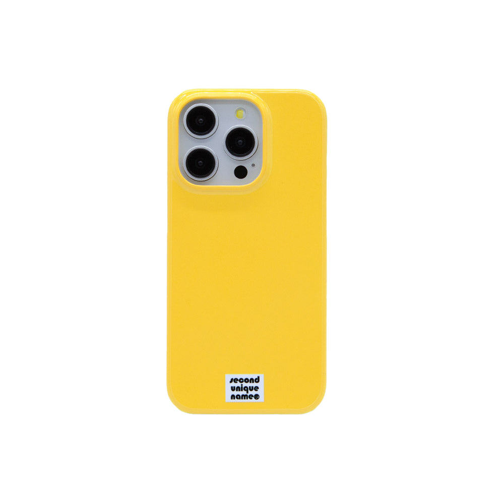 SECOND UNIQUE NAME Graphic Color Phone Case Sun Yellow