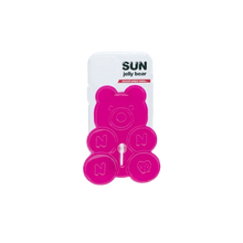 Load image into Gallery viewer, SECOND UNIQUE NAME SUN CASE CLEAR JELLY BEAR REDVIOLET
