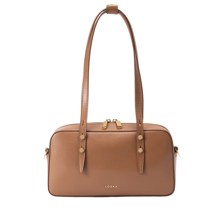 LOEKA Cube Tote Bag Camel