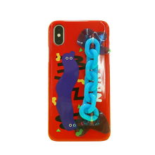 Load image into Gallery viewer, SECOND UNIQUE NAME Sun Case Neon Chain Red
