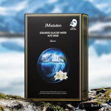 Load image into Gallery viewer, JM SOLUTION Edelweiss Glacier Water Alps Mask  (1 Box of 10 Sheets)
