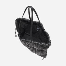 Load image into Gallery viewer, KWANI Square Embossed Bag Big Tote Black
