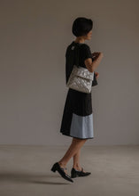 Load image into Gallery viewer, KWANI Lozenge Small Silver Studded Bag
