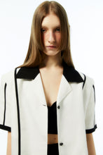 Load image into Gallery viewer, EMKM Line Point Linen Jacket White
