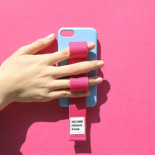 Load image into Gallery viewer, SECOND UNIQUE NAME Sun Case Ribbon Light Blue Deep Pink
